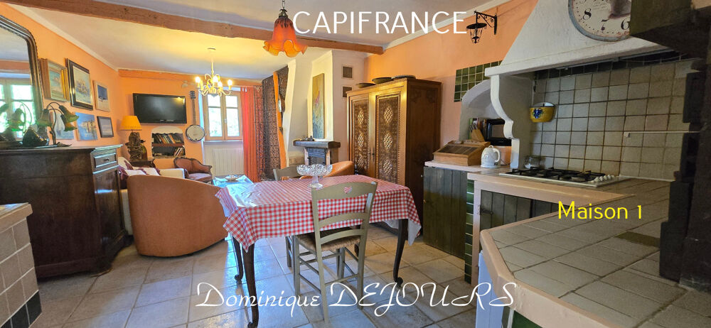 Vente Maison Ardèche – Dunière-sur-Eyrieux -- Ensemble de deux maisons avec jardin et terrasses Duniere sur eyrieux
