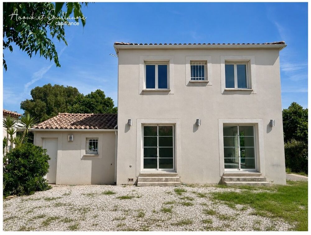 Exclusivité - Villa contemporaine de 106m² pour 4 pièces avec jardin et garage - proche de MONTBLANC (34290)