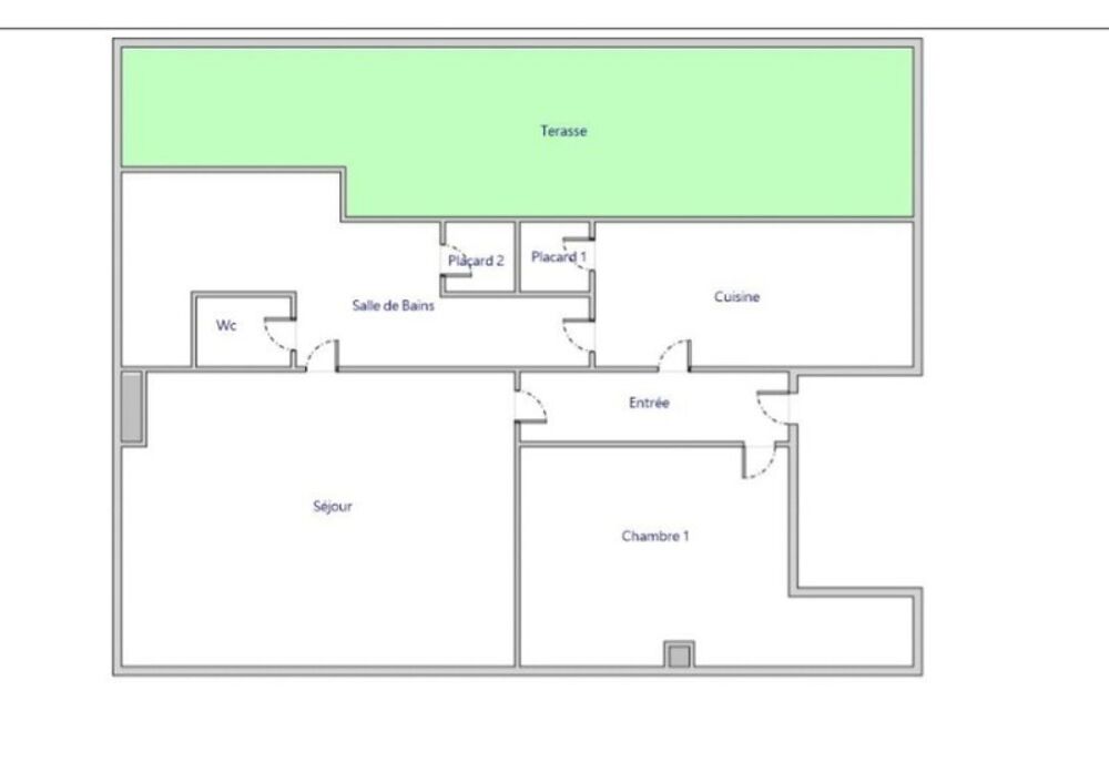 Rare : Grand 2-pièces avec terrasse exceptionnelle de 42 m², situé à Romainville dans un quartier pavillonnaire