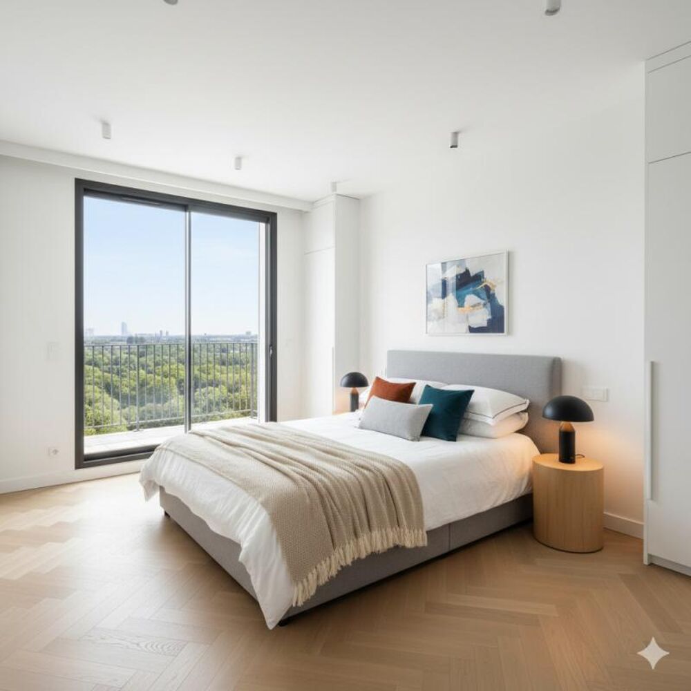 Grand 3 pièces au dernier étage avec très grande terrasse exposé Sud-Ouest  À 300m Gare de Meudon  2 Parking inclus