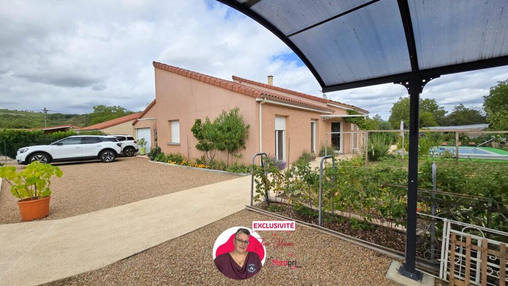 Vente Maison Maison individuelle en plain-pied de 184 m² avec jardin, garage et piscine Neschers