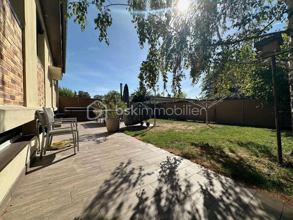 PONTOISE  Maison de plain-pied 128 m²  4 chambres  DPE C  Garage  Jardin sans vis-à-vis