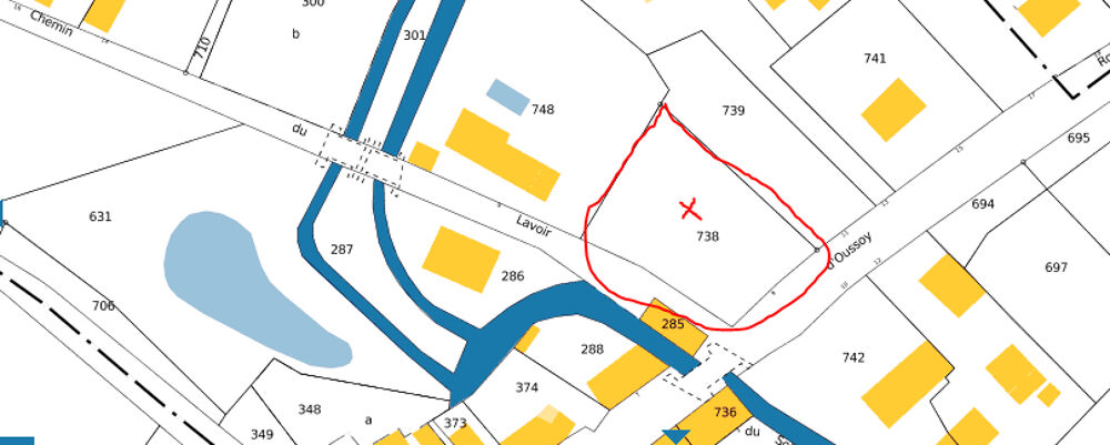 Vente Terrain Terrain La Cour Marigny 1 313  m2 La cour marigny