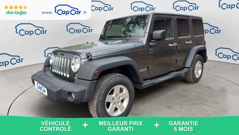 Wrangler JKU 2.8 CRD 200 4WD Sport - Toit ouvrant 2014 occasion 88100 Saint Die Des Vosges