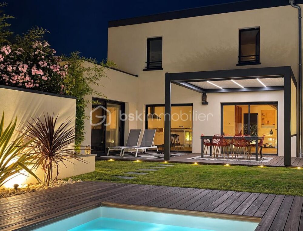 Vente Maison SUD-EST MONTÉLIMAR – EMPLACEMENT PREMIUM – SUPERBE VILLA CONTEMPORAINE 2022 – 4 CHAMBRES – PISCINE – GARAGE Montelimar