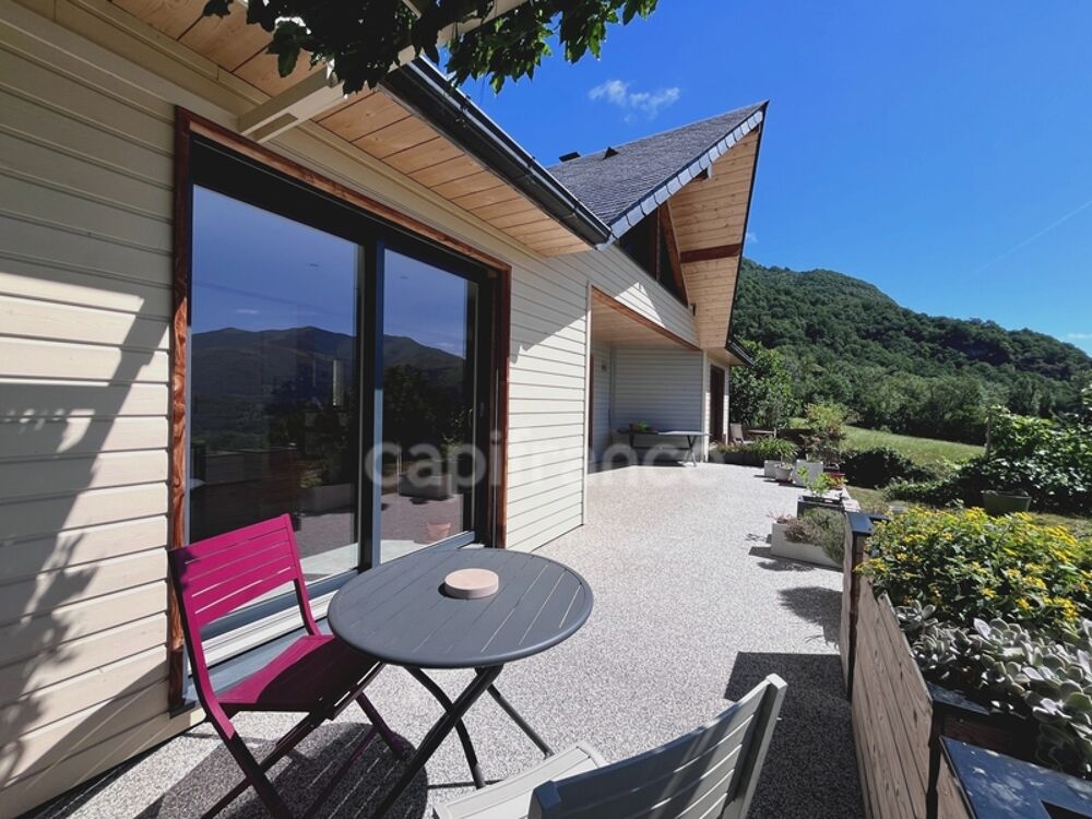 Vente Maison Villa d'architecte avec vue panoramique et terrain constructible de 3 844 m² – OUZOUS Argeles gazost