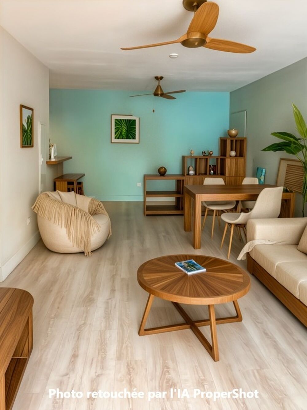 Saint-Gilles les Bains  T2 raffiné aux prestations soignées, varangue, jardin privatif et garage box