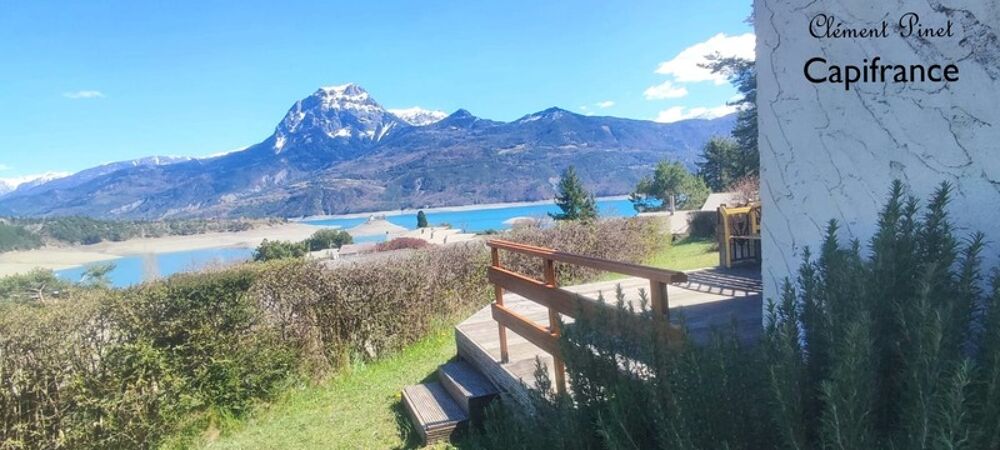 Pavillon avec vue exceptionnelle sur la baie Saint-Michel et le lac de Serre-Ponçon  Chorges (05230)