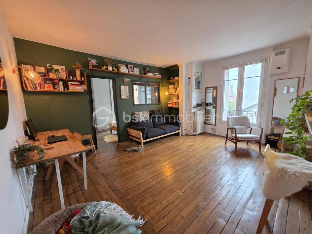 Magnifique F2 47m² COSY exposition OUEST 3ème étage CAVE