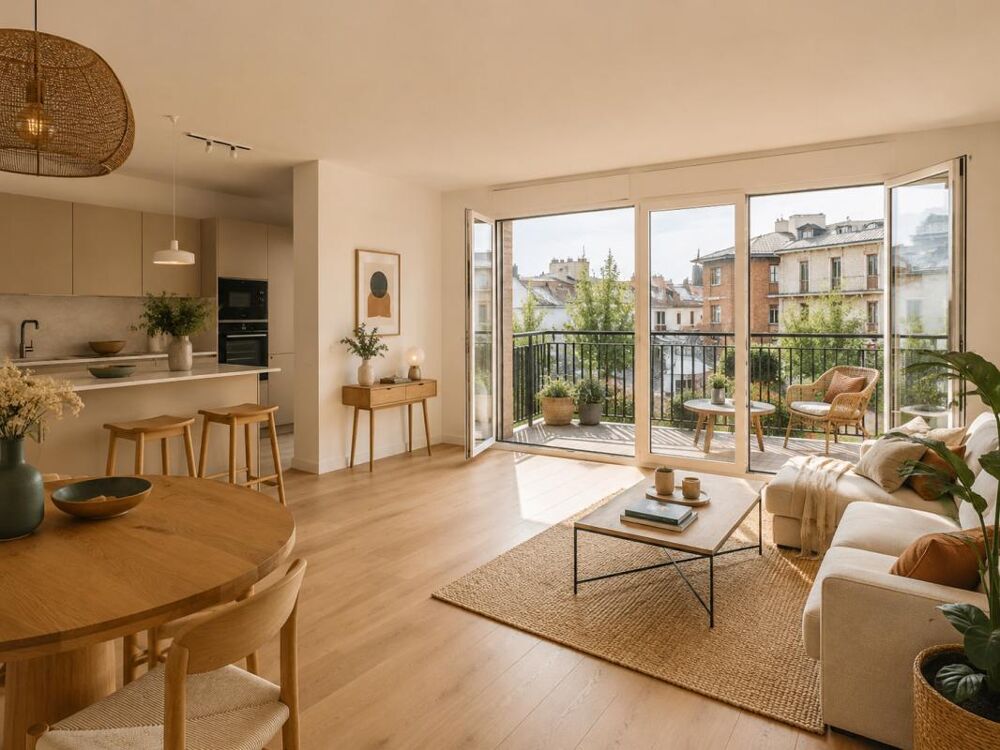 Vente Appartement Vieux Saint-Ouen – Beau T4 de 86 m² avec balcon et parking Saint ouen sur seine
