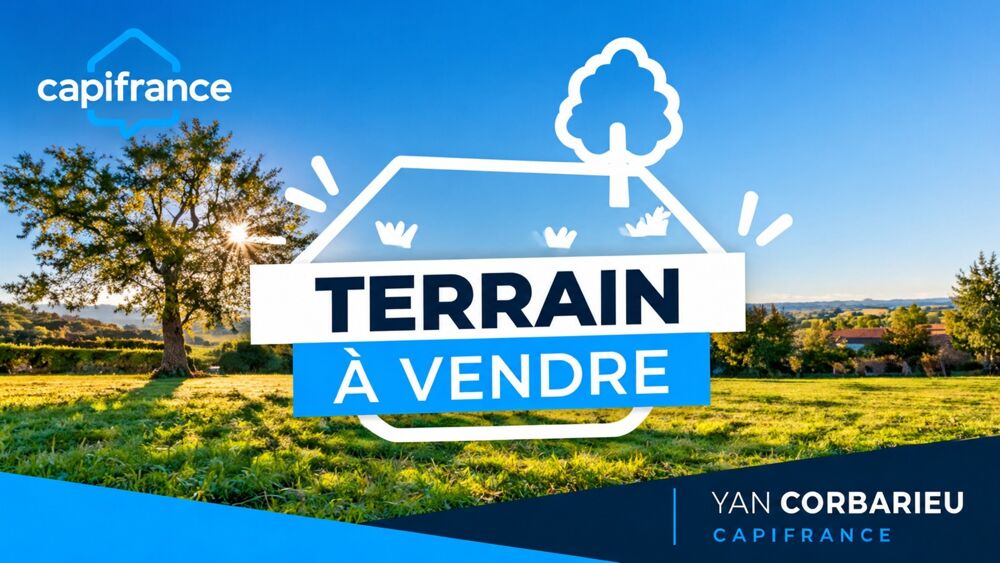 Vente Terrain Terrain constructible 1 125 m² – Vue dégagée – Belpech (11420) Belpech