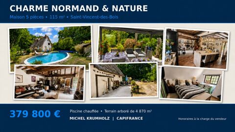   Maison à vendre 5 pièces SAINT VINCENT DES BOIS (27) Maison - 5 pièce(s) - 115 m²