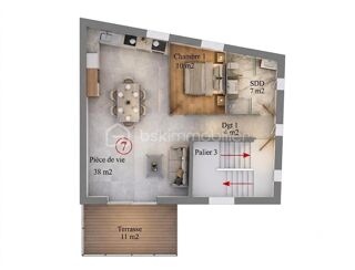 Appartement à vendre 4 pièces 115 m²