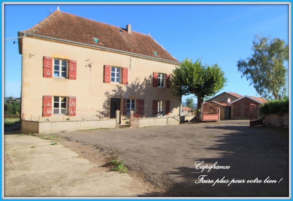 Vente Maison Dpt Sane et Loire (71),  vendre proche de LA CLAYETTE Maison 188 m, 9 pices, 6 chambres, terrain 2285 m La clayette
