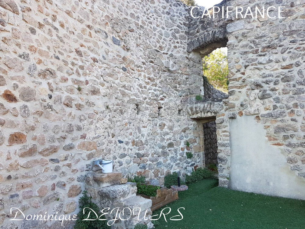 Vente Maison Très Belle Maison en pierres dominant la Vallée de l'Eyrieux avec une vue splendide. 3 chambres, un grand séjour et une piscine Duniere sur eyrieux