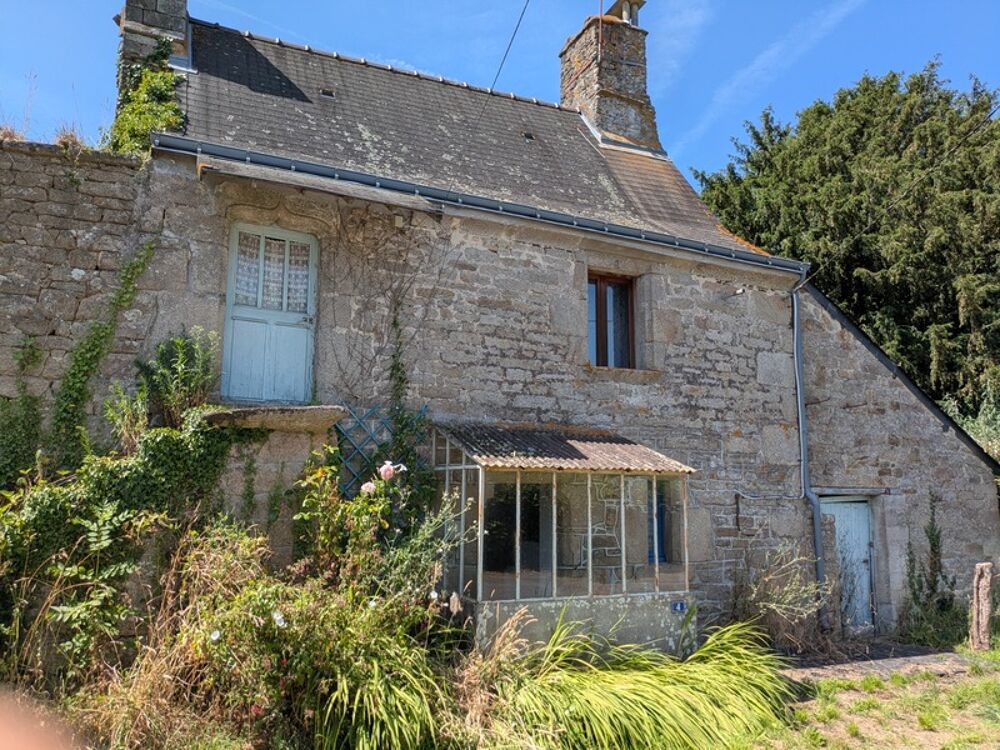 LOCMALO EN CAMPAGNE JOLIE MAISON EN PIERRE SOUS ARDOISE A RENOVER DE 3 PIECES 90M² ENVIRON PARCELLE DE 2569M² ENVIRON