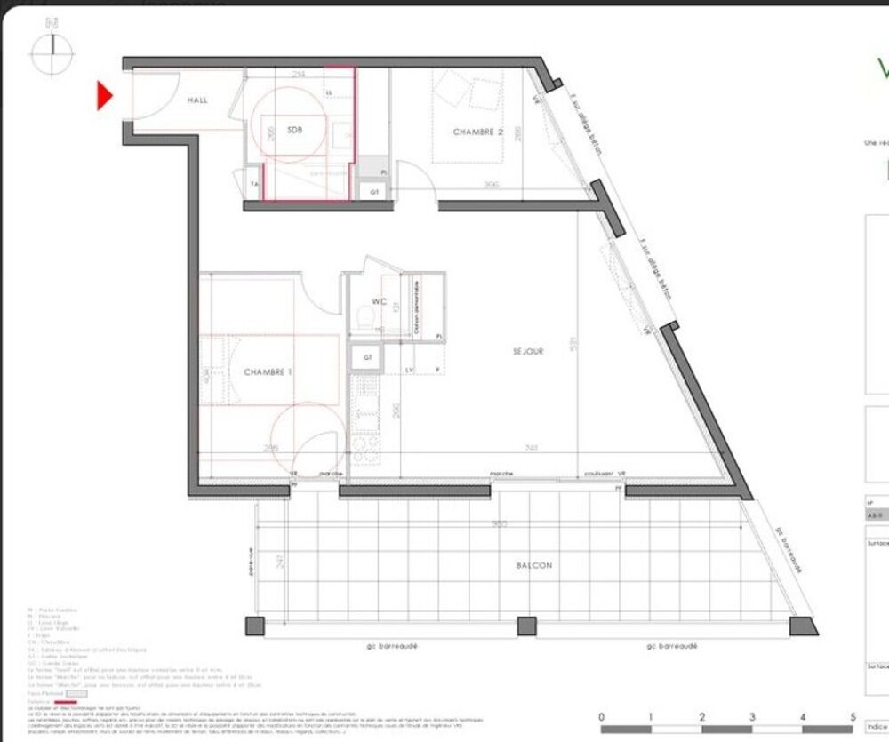 appartement à vendre 3 pièces VOIRON (38)