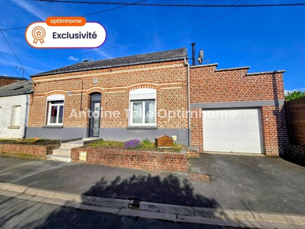 Exclusivité - Maison semi-individuelle avec garage & jardin clos à Saint Benin 59360