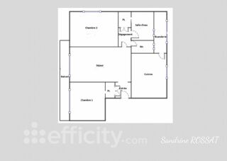  Appartement � vendre 3 pi�ces 59 m�