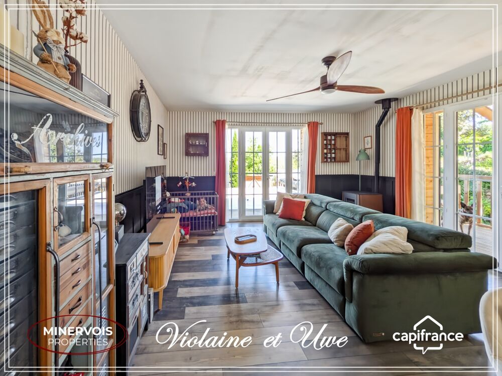 Vente Maison MAISON CONTEMPORAINE À OSSATURE BOIS – DPE A – PISCINE AU SEL – LA CAUNETTE La caunette