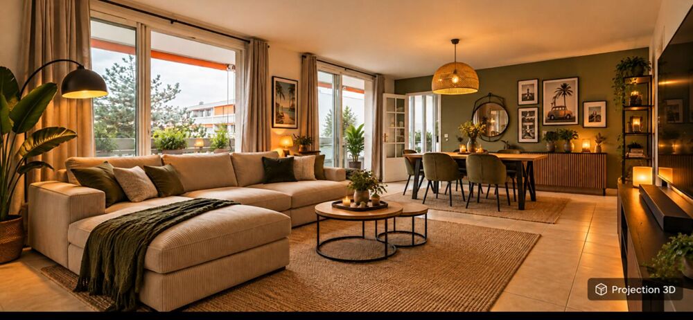 Vente Appartement Au sein d'une copropriété calme et close. Lyon 69005 limite Sainte Foy et Tassin. 3 pièce(s) 70.22 m2 Loi Carrez Lyon 5