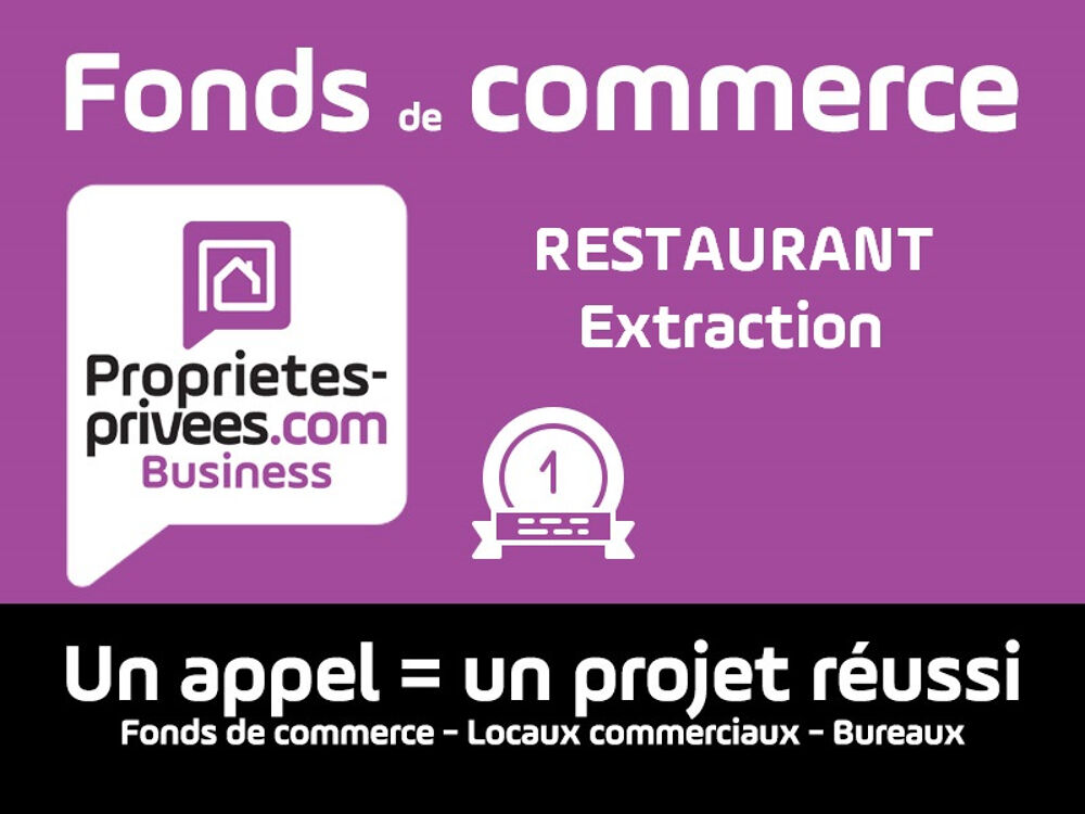   77184 EMERAINVILLE-  Restaurant 735  M² , 250 couverts, Parking privatif clientèle 