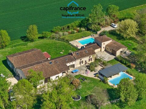   Propriete � vendre 11 pi�ces MONSEGUR (47) Propri�t� avec maison et maison d'amis de 260m2 habitables sur 12 757m� de terrain - Propri�t�/ch�teau - 12 pi�ce(s) - 270 m�