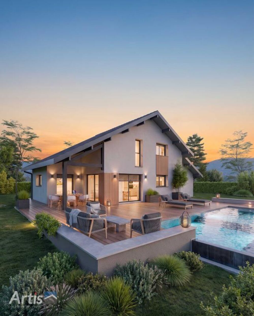 Vente Maison Villa moderne coteau de Bissy Chambery