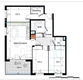  Appartement à vendre 4 pièces 84 m²