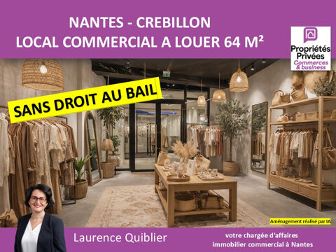 NANTES CENTRE VILLE - LOCAL COMMERCIAL 64 m&sup2;  A LOUER 2150 44000 Nantes