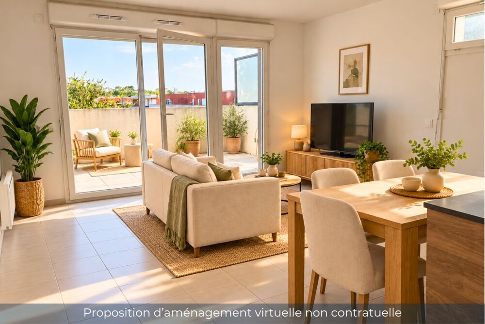 Vente Appartement Montpellier Malbosc – T3 de 59 m² avec terrasse et parking en sous-sol Montpellier