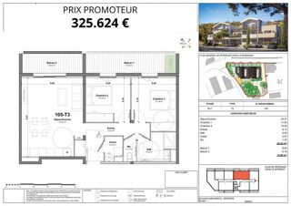  Appartement à vendre 3 pièces 62 m²