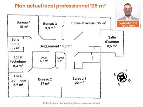 Rennes &agrave; vendre Bureaux climatis&eacute;s � Rez-de-chauss&eacute;e, vitrine 10 m � Proche Gare Sud / Saint-H&eacute;lier 299000 35200 Rennes