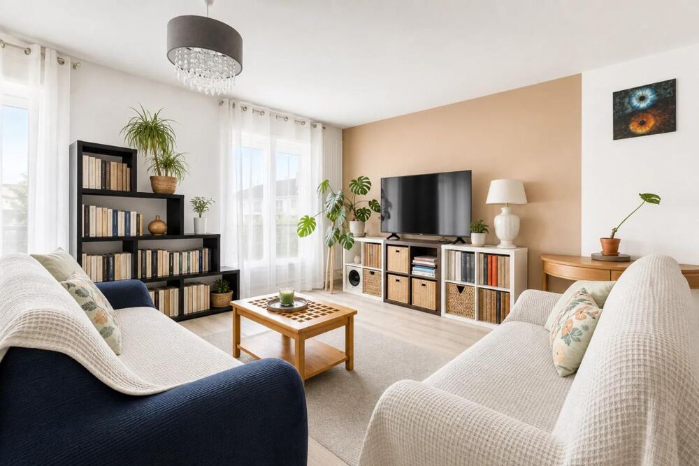 Appartement familial T5 de 112 m², Tours Nord, limite St Cyr