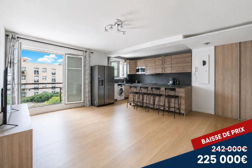 Appartement 3 pièces 60 m² avec balcon, loué