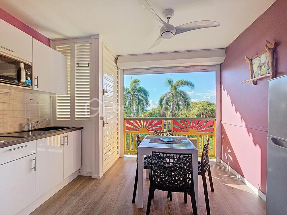 Vente Appartement Studio Anse des Rochers vue mer Saint francois