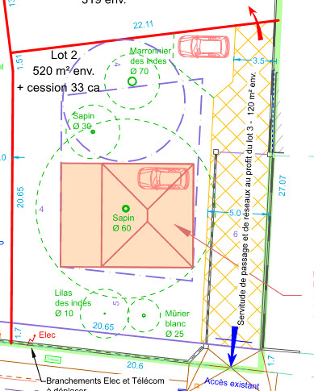 Vente Terrain ST MEDARD-EN-JALLES - Terrain 520 m² - Libre constructeur Saint medard en jalles