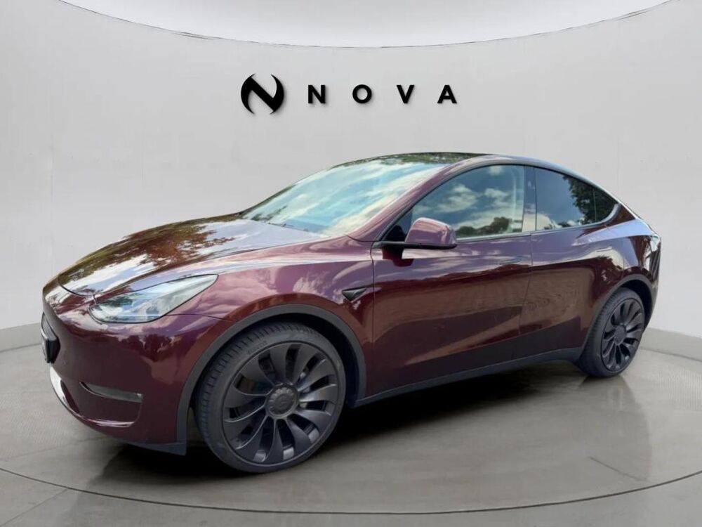Model Y Long Range • Dual Motor AWD 75 kWh Pano Red Cherry 96% SOH 2023 occasion 33600 Pessac