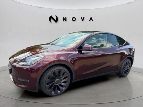 Tesla Model Y Long Range • Dual Motor AWD 75 kWh Pano Red Cherry 96% SOH 2023 occasion Pessac 33600