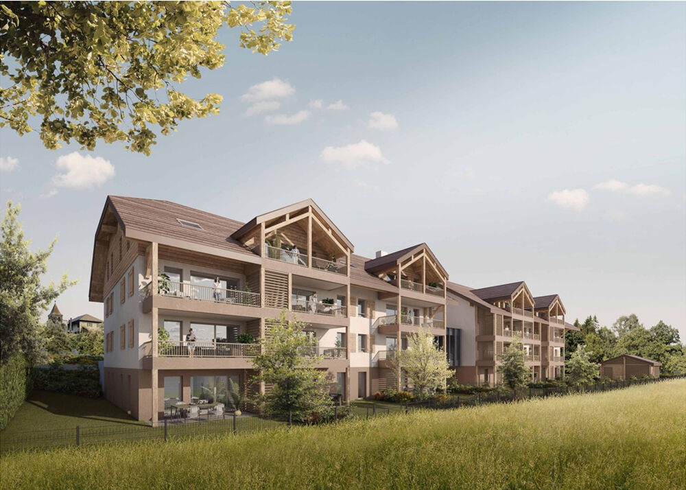 EXCLUSIVITE EVIAN T4 82 m², jardin avec terrasse, cellier, garage et stationnement (74500)