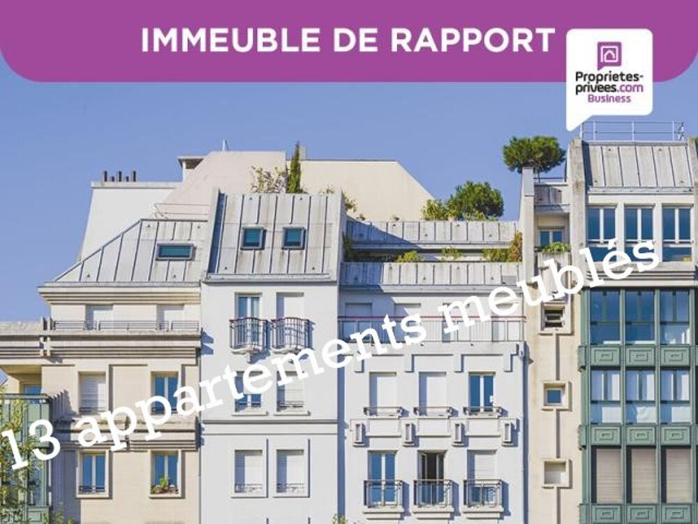 Vente Immeuble Immeuble de rapport avec 13 appartements loués meublés sur TALENCE. Rapport net 77616 euros Talence