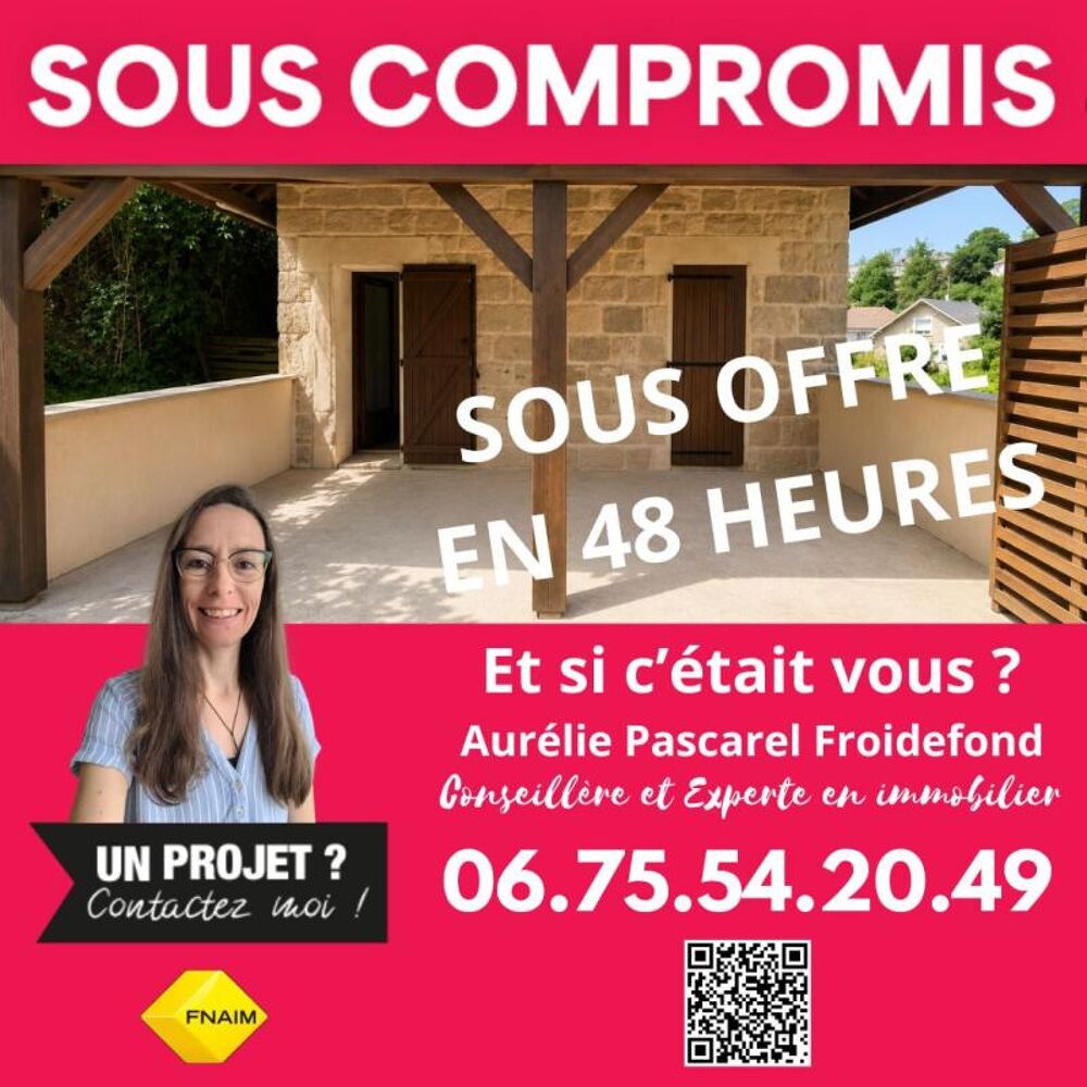 sous Compromis // BRIVE : Grange en pierre, rénovée en Maison T4 d'env. 110m² - 3 chambres + Bureau - combles aménageables - GAR