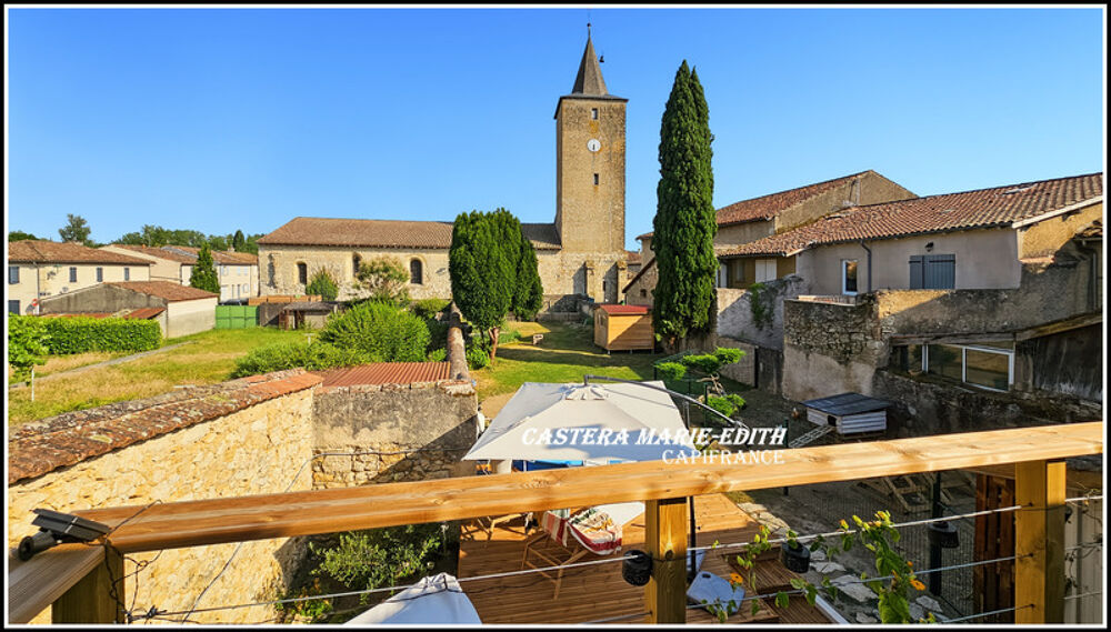 Vente Maison Maison de ville 6 pièces 155m² habitables PAVIE (32) avec GARAGE + JARDIN CLOS Pavie