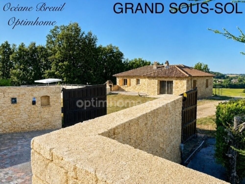 Maison de caractère 5 pièces avec piscine à DOUZAINS (47330)