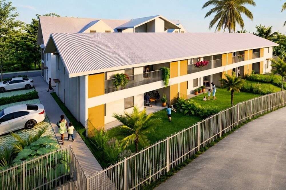 Vente Appartement T3 avec terrasse dans un environnement paysager privilégié à Baie-Mahault Baie mahault