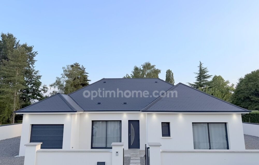 Maison contemporaine de plain-pied 128 m² habitables  DPE A  3 chambres  Romorantin-Lanthenay (41200)