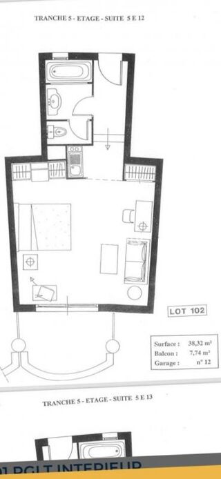  Appartement � vendre 1 pi�ce 37 m�