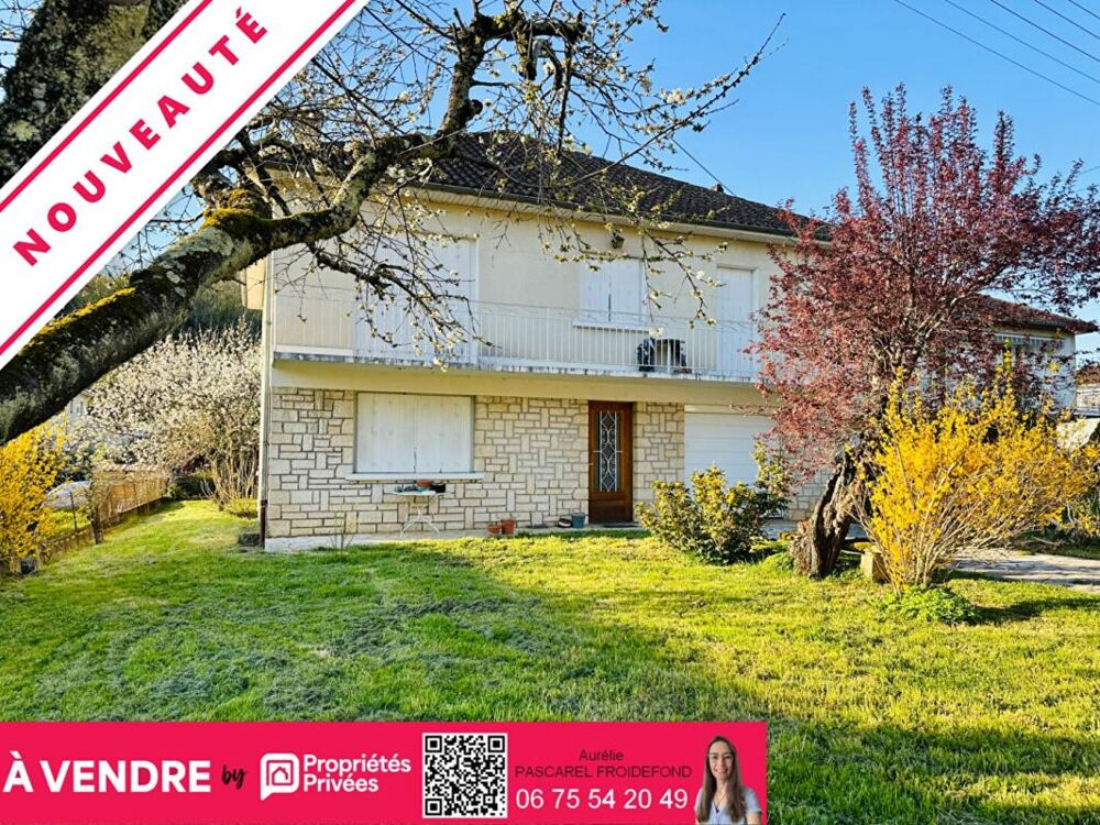SAINT-CÉRÉ (46400) - MAISON 154 m² - 4 CHAMBRES - JARDIN CLOS - PROXIMITÉ CENTRE-VILLE