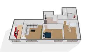  Appartement � vendre 3 pi�ces 58 m�