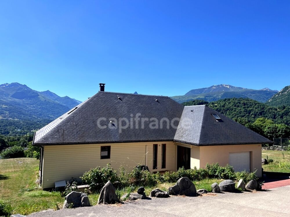 Vente Maison Villa d'architecte avec vue panoramique et terrain constructible de 3 844 m² – OUZOUS Argeles gazost